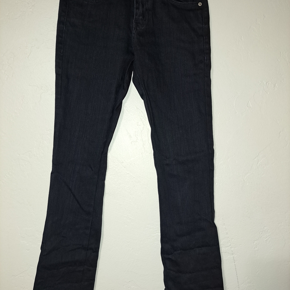 Naked & Famous Denim Black Straight Leg Jeans